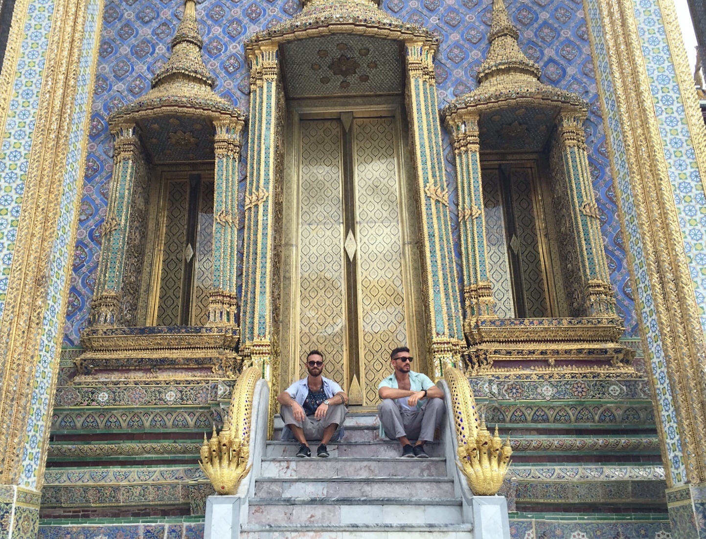 The Globbers at Bangkok Royal Palace 