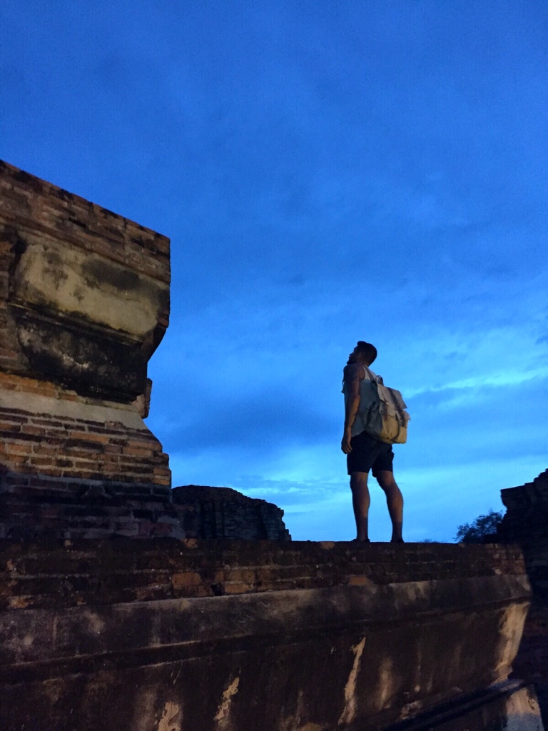 exploring the ruins of ayutthaya