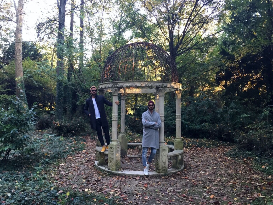 exploring the garden of villa pisani